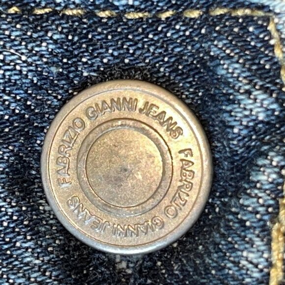 FABRIZIO GIANNI CLASSIC STRETCH DENIM JEAN JACKET  NEW WITH TAGS - Women's M/L - Picture 11 of 11